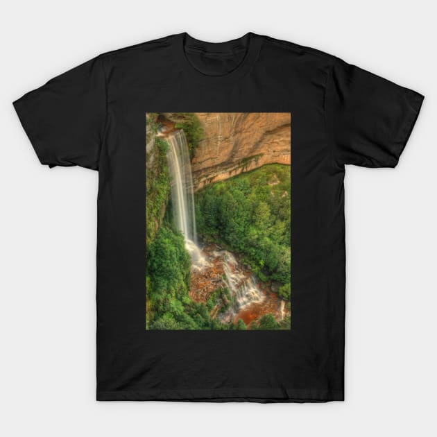 Katoomba Falls from the lookout T-Shirt by Michaelm43